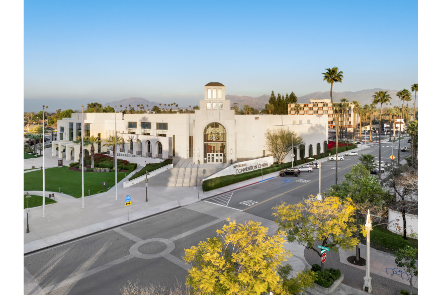 Riverside Convention Center sign